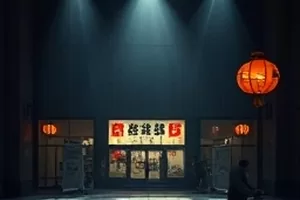 竞技剧《落日赛道》封面，环湖公路与骑行队伍剪影