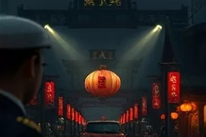 科技剧《数字围城》封面，数据中心机柜与蓝光指示灯