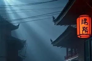 科幻剧《星轨偏移》封面，环形空间站与深蓝星云